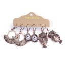 Boucles d'oreilles pendantes pour femmes 3 paires G1018 10