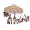 Boucles d'oreilles pendantes pour femmes 3 paires G1018 13