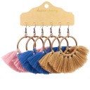 Boucles d'oreilles pendantes pour femmes 3 paires G1068 27