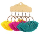 Boucles d'oreilles pendantes pour femmes 3 paires G1068 28