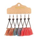 Boucles d'oreilles pendantes pour femmes 3 paires G1068 8