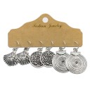 Boucles d'oreilles pendantes pour femmes 3 paires G1068 9