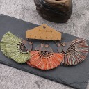 Boucles d'oreilles pendantes pour femmes 3 paires G1068 3