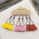 Boucles d'oreilles pendantes pour femmes 3 paires G1068 5