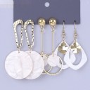 Boucles d'oreilles pendantes pour femmes 3 paires G392 11