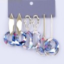 Boucles d'oreilles pendantes pour femmes 3 paires G392 15