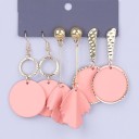Boucles d'oreilles pendantes pour femmes 3 paires G392 16
