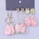 Boucles d'oreilles pendantes pour femmes 3 paires G392 18