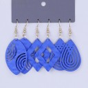 Boucles d'oreilles pendantes pour femmes 3 paires G392 26