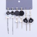Boucles d'oreilles pendantes pour femmes 3 paires G392 3