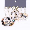Boucles d'oreilles pendantes pour femmes 3 paires G392 29