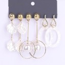 Boucles d'oreilles pendantes pour femmes 3 paires G392 30