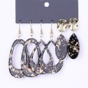 Boucles d'oreilles pendantes pour femmes 3 paires G392 32
