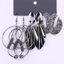 Boucles d'oreilles pendantes pour femmes 3 paires G392 34