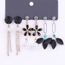 Boucles d'oreilles pendantes pour femmes 3 paires G392 4