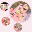 Boucles d'oreilles pendantes pour femmes 5 paires G1076 2