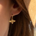 Boucles d'oreilles pendantes pour femmes abeille 2