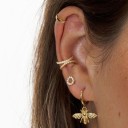 Boucles d'oreilles pendantes pour femmes abeille 3