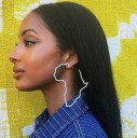 Boucles d'oreilles pendantes pour femmes Afrique 2