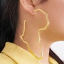 Boucles d'oreilles pendantes pour femmes Afrique 3