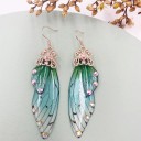 Boucles d'oreilles pendantes pour femmes ailes 15