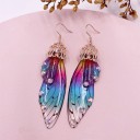 Boucles d'oreilles pendantes pour femmes ailes 19