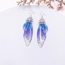 Boucles d'oreilles pendantes pour femmes ailes 21