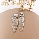 Boucles d'oreilles pendantes pour femmes ailes 22