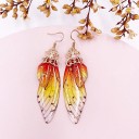 Boucles d'oreilles pendantes pour femmes ailes 8