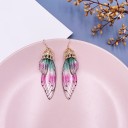 Boucles d'oreilles pendantes pour femmes ailes 9