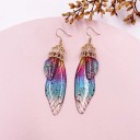 Boucles d'oreilles pendantes pour femmes ailes 11