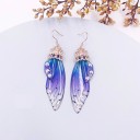 Boucles d'oreilles pendantes pour femmes ailes 13