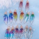 Boucles d'oreilles pendantes pour femmes ailes 1