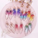 Boucles d'oreilles pendantes pour femmes ailes 3