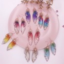 Boucles d'oreilles pendantes pour femmes ailes 4