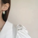 Boucles d'oreilles pendantes pour femmes avec cœurs 5