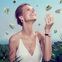 Boucles d'oreilles pendantes pour femmes avec des cristaux G922 2