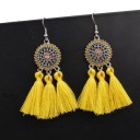 Boucles d'oreilles pendantes pour femmes avec frange G162 19