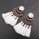 Boucles d'oreilles pendantes pour femmes avec frange G162 3
