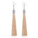 Boucles d'oreilles pendantes pour femmes avec frange G167 12
