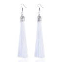 Boucles d'oreilles pendantes pour femmes avec frange G167 3