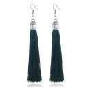 Boucles d'oreilles pendantes pour femmes avec frange G167 17