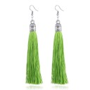 Boucles d'oreilles pendantes pour femmes avec frange G167 10