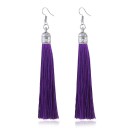 Boucles d'oreilles pendantes pour femmes avec frange G167 11