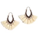 Boucles d'oreilles pendantes pour femmes avec frange G417 11