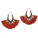 Boucles d'oreilles pendantes pour femmes avec frange G417 12