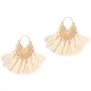 Boucles d'oreilles pendantes pour femmes avec frange G417 16