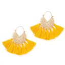 Boucles d'oreilles pendantes pour femmes avec frange G417 18