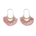 Boucles d'oreilles pendantes pour femmes avec frange G417 23