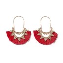 Boucles d'oreilles pendantes pour femmes avec frange G417 24